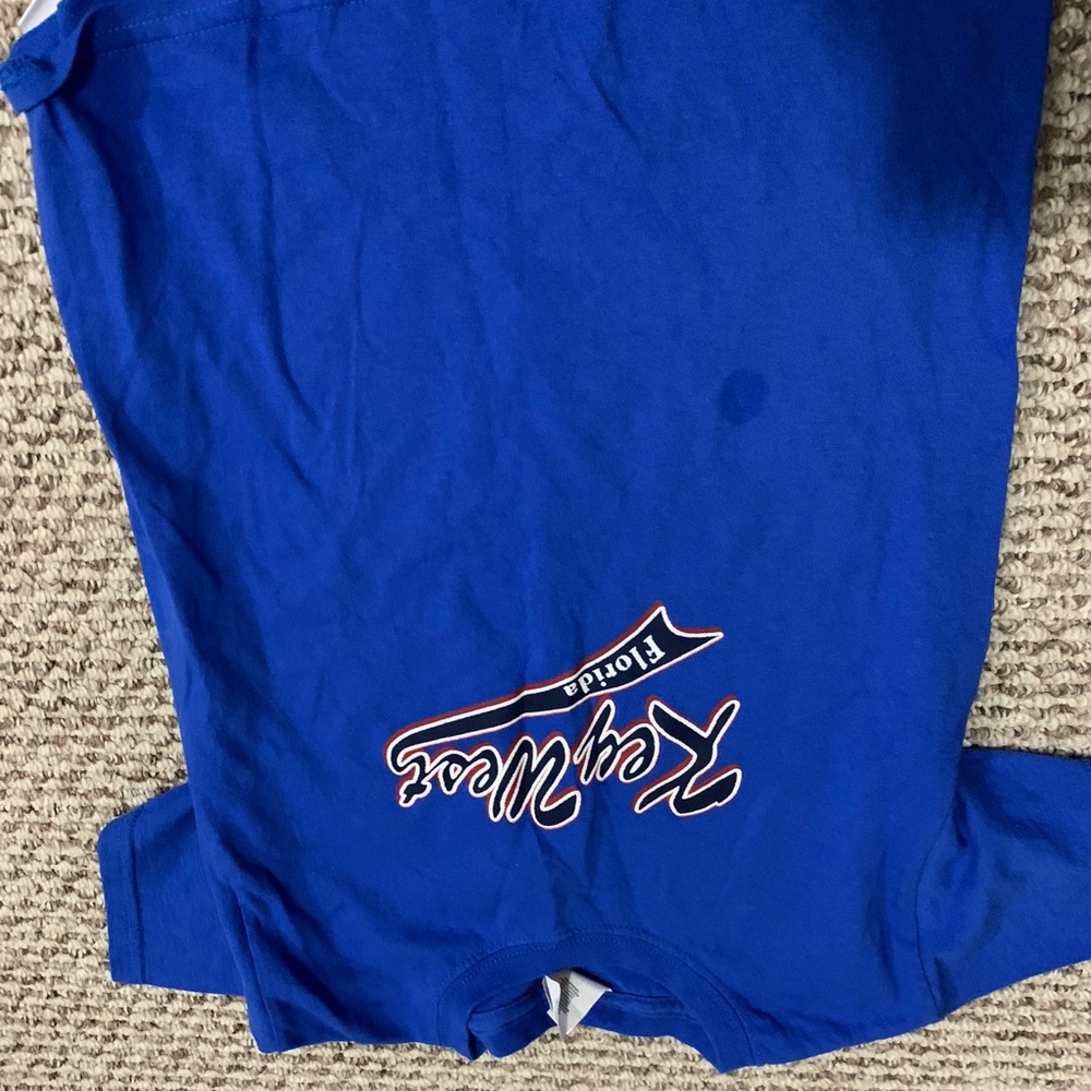 Blue key west shirt